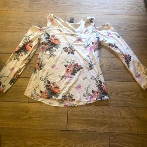 Floral long sleeve tee